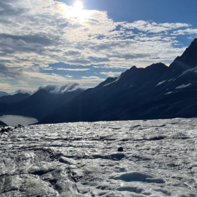Letzte Etappe unserer Gletscherwanderung. (Foto: Valerie Wagner)