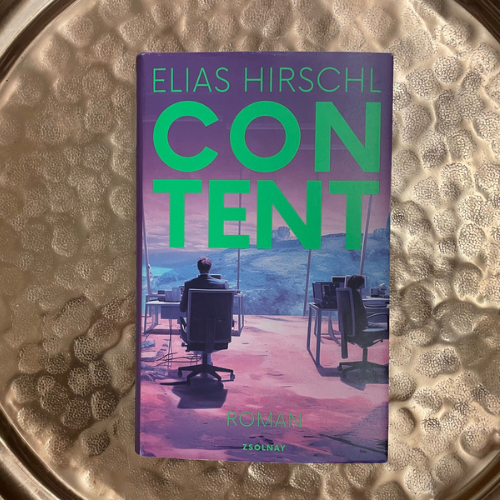 "Content" von Elias Hirschl, erschienen im Paul Zsolnay Verlag (Foto: Valerie Wagner)
